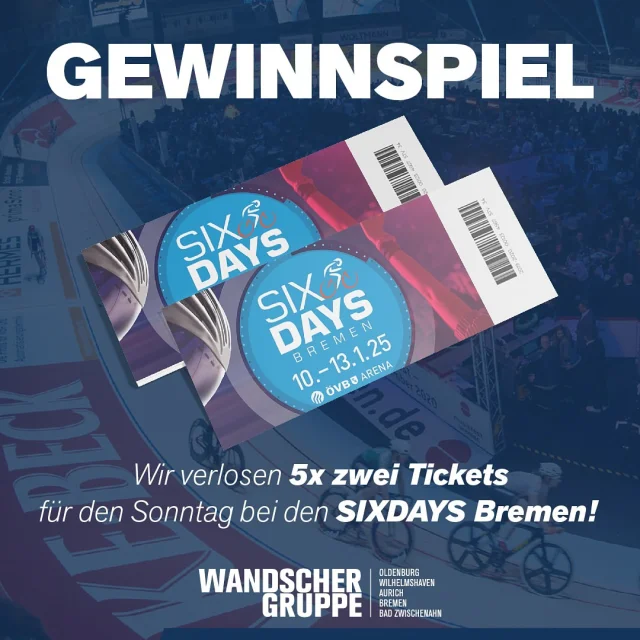 Wir verlosen 5x zwei Tickets für die @sixdaysbremen. ? Folge uns, like diesen Beitrag ❤️ und markiere in den Kommentare...