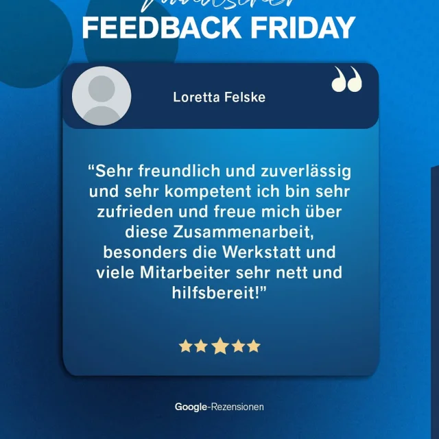 Neuer Freitag, neues Feedback ? Wir sagen Danke für eure ehrlichen und lieben Rückmeldungen, das bedeutet uns wirklich ...
