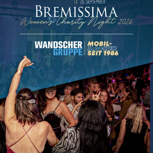 Ein besonderer Abend für den guten Zweck ✨ Am 26. September findet die BREMISSIMA Women’s Charity Night 2026 im Parkhote...