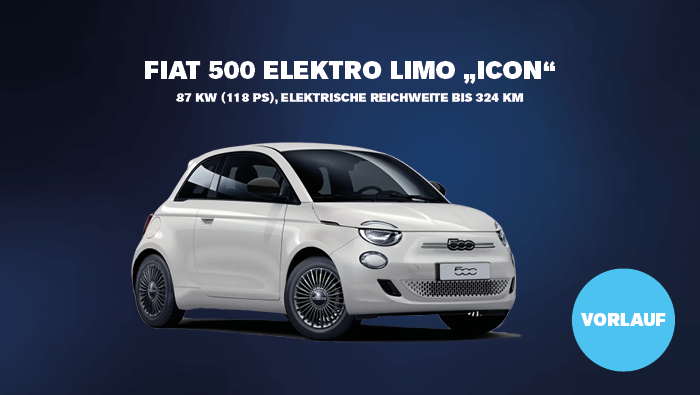 Fiat 500 Elektro Limo Icon