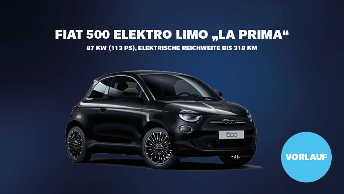 Fiat 500 Elektro Limo La Prima