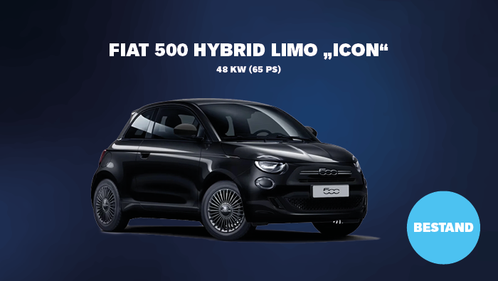 Fiat 500 Hybrid Limo Icon